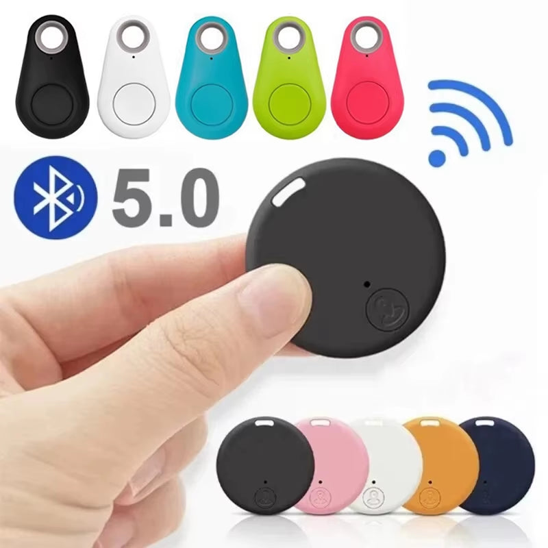 Mini GPS/Bluetooth Smart Tracker – Anti-Lost Key Finder Tag | Wallet, Keys, Pet, Child Locator with App Alerts & Long Battery Life
