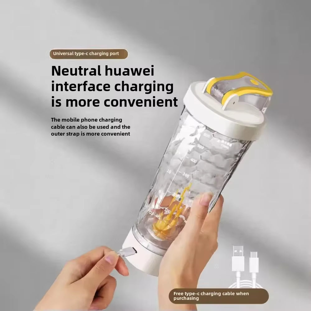 Xiaomi Automatic Mixing Cup – Portable Rechargeable Shaker Cup for Protein Powder, Fitness Drinks & Smoothies | Mini Electric Stirring Bottle