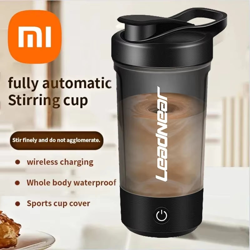 Xiaomi Automatic Mixing Cup – Portable Rechargeable Shaker Cup for Protein Powder, Fitness Drinks & Smoothies | Mini Electric Stirring Bottle